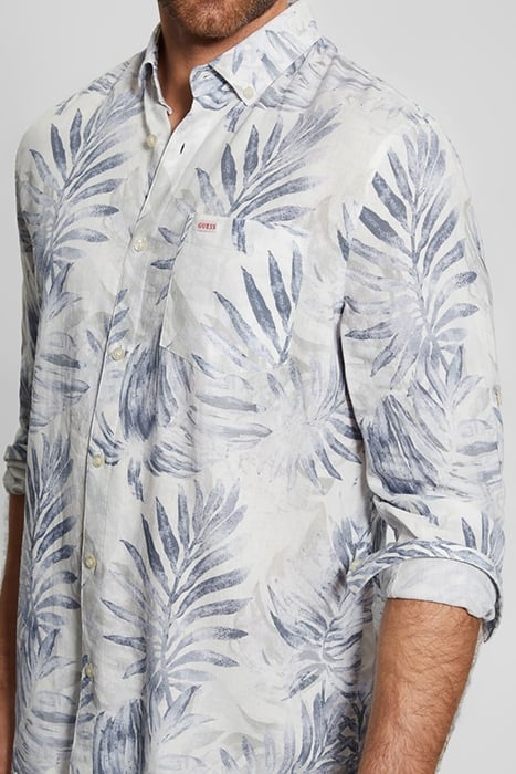 LS COLLINS AOP SHIRT BLUE FOLIAGE 6