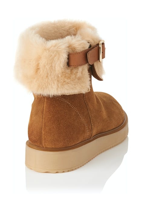MACI SHEARLING ANKLE BOOT TOBACCO 5