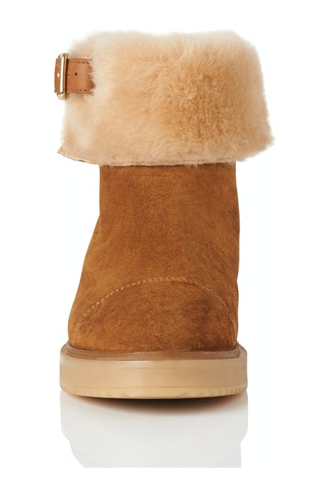 MACI SHEARLING ANKLE BOOT TOBACCO 4