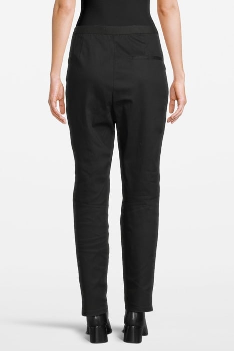 SKINNY TWILL TROUSER BLACK 2