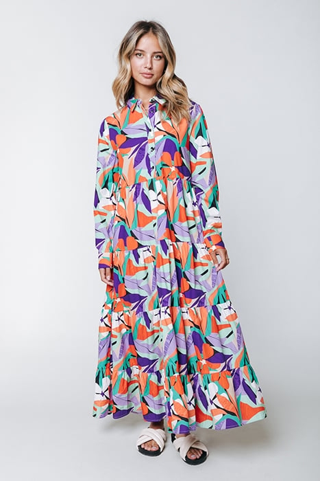 VIANNE BIG FLOWER MAXI DRESS MULTICOLOR 1