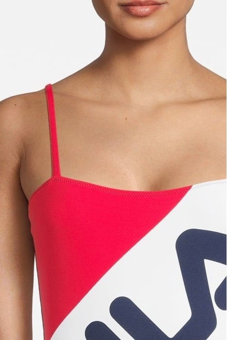 MEI SWIM SUIT TRUE RED-BLACK IRIS-BRIGHT WHITE 4