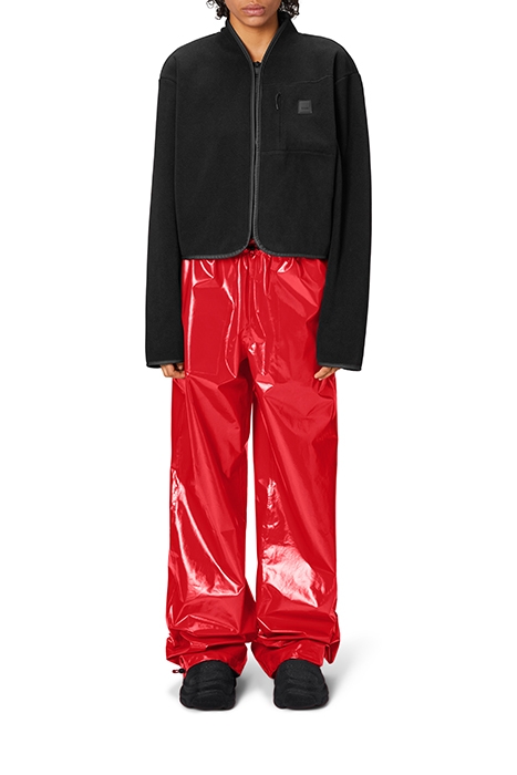 UNISEX DURBAN SHORT FLEECE JACKET T1 BLACK 3