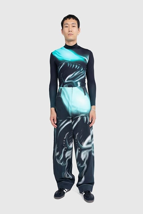 GERRIT JACOB – LYCRA TOP TEAL/AQUA 2