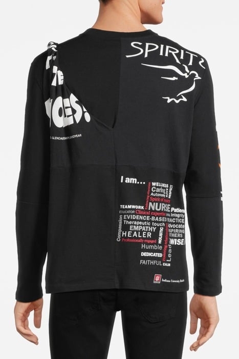 MARINE SERRE – REGENERATED GRAPHIC TEE BLACK 2