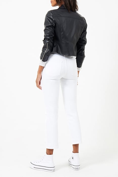 ETTA PU LEATHER BIKER JACKET BLACK 2