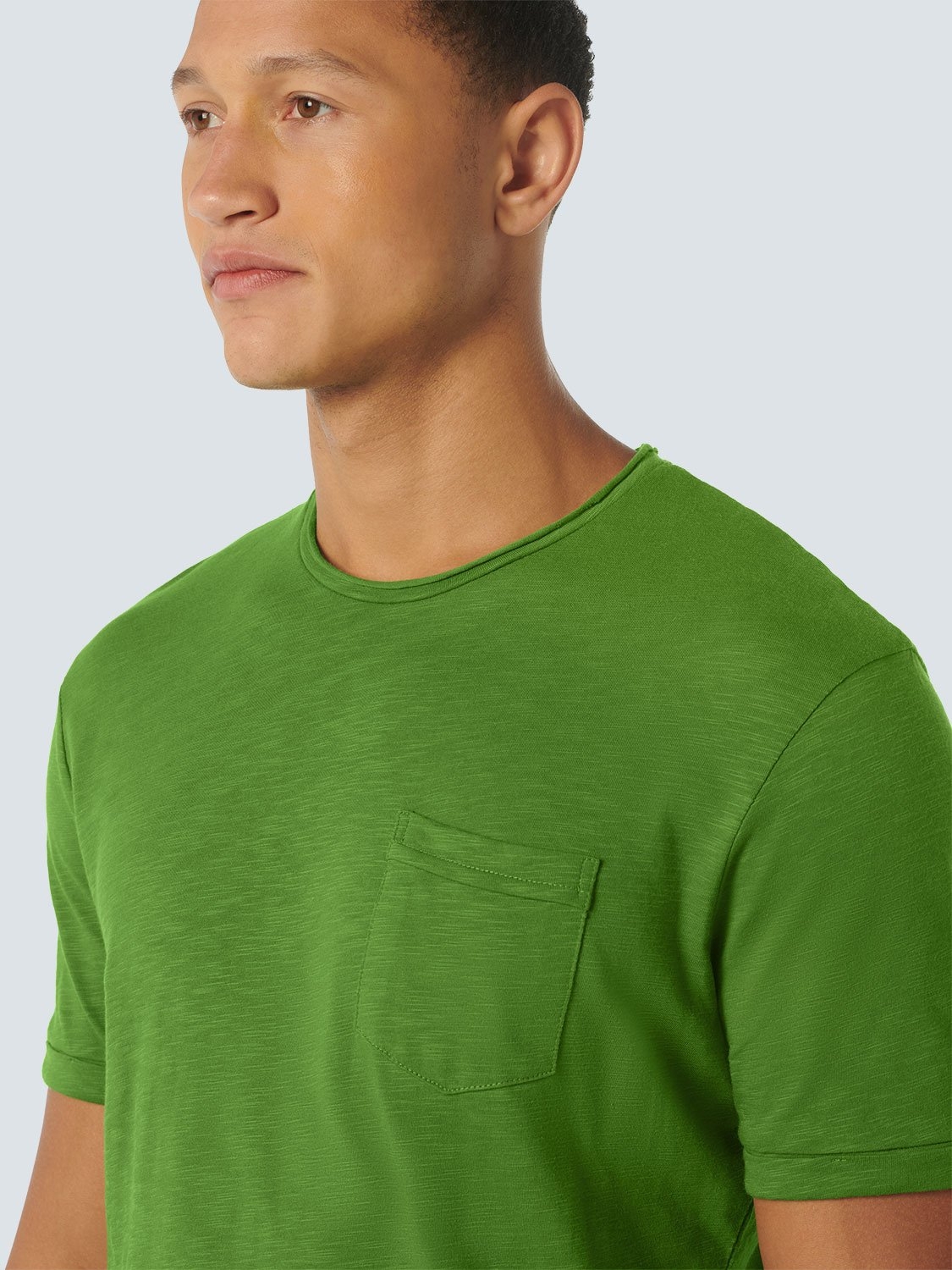 T-SHIRT CREWNECK SLUB GREEN 6