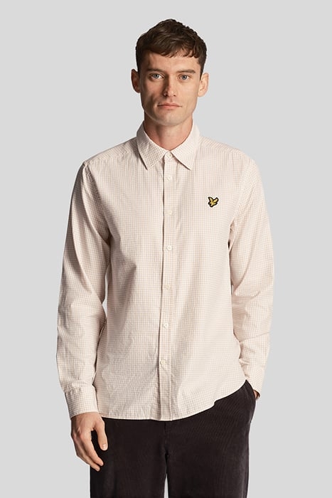SHEPHERD CHECK SHIRT COVE / WHITE 1
