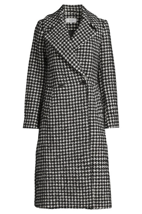 CELIA DOUBLE BREASTED COAT MONOCHROME 3