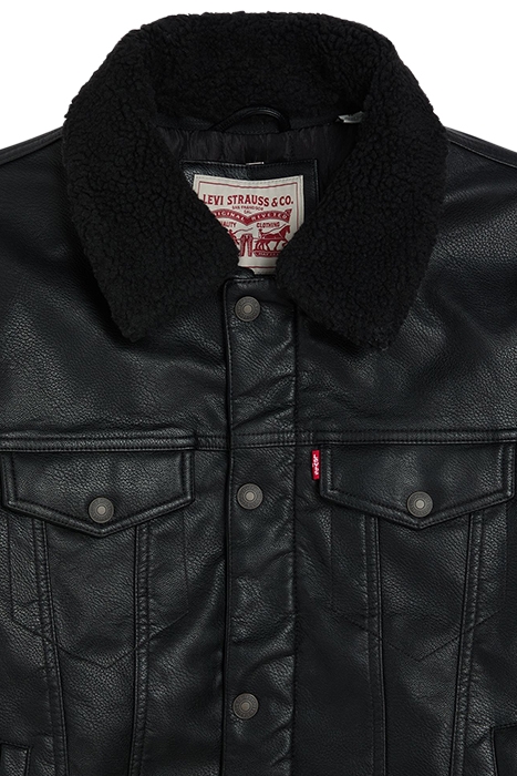 LSERELAXFIT LEATHER & BIKER JACKET BLACK 8