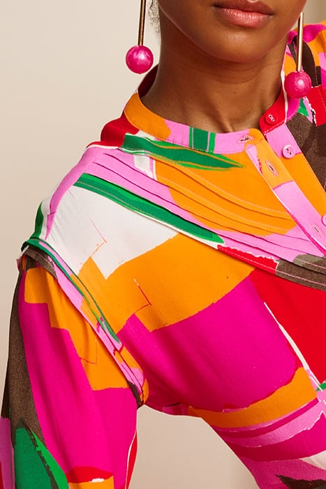 DRESS - CAPE TOWN MULTI COLOUR 8