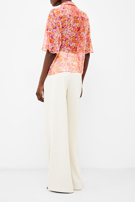 CASS HALLIE CRINKLE PINTUCK SH PERSIMMON 3