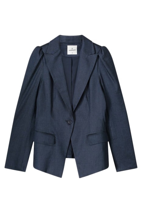 BLAZER LINEN BLEND NIGHT SKY 2