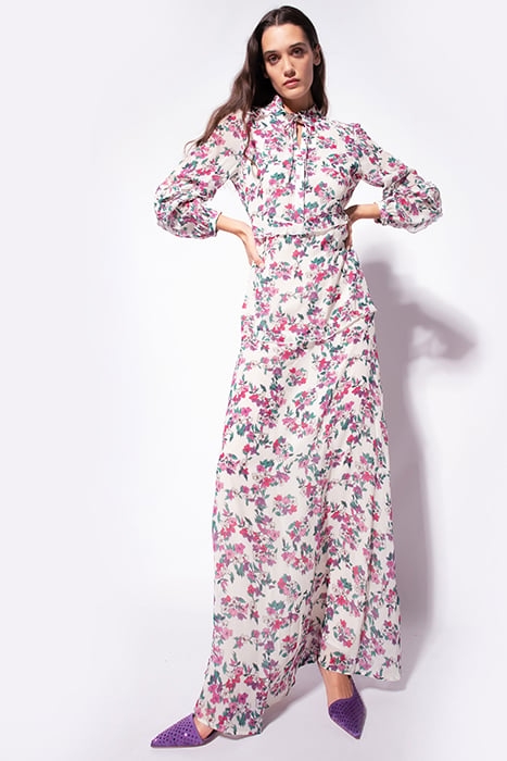 PICCHE 1 DRESS MULTI. WHITE/PINK 1