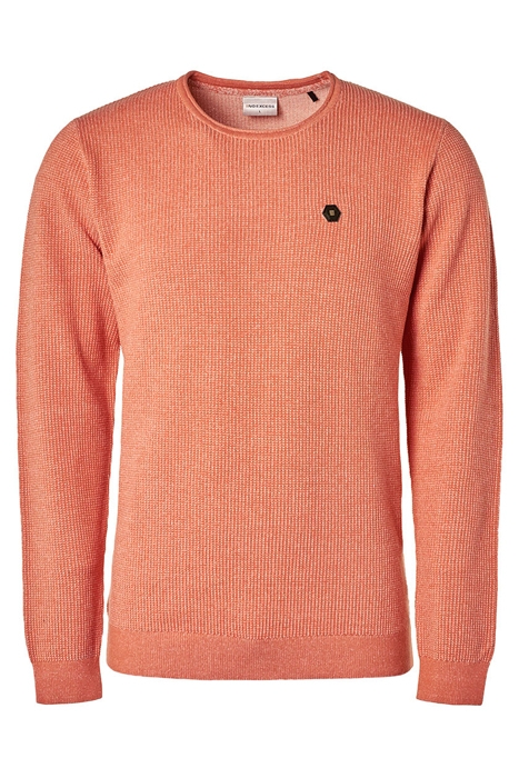PULLOVER CREWNECK 2 COLOURED JACQUARD MELON 4