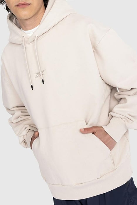 REEBOK – OVERSIZED PIPED HOODIE SAND 3