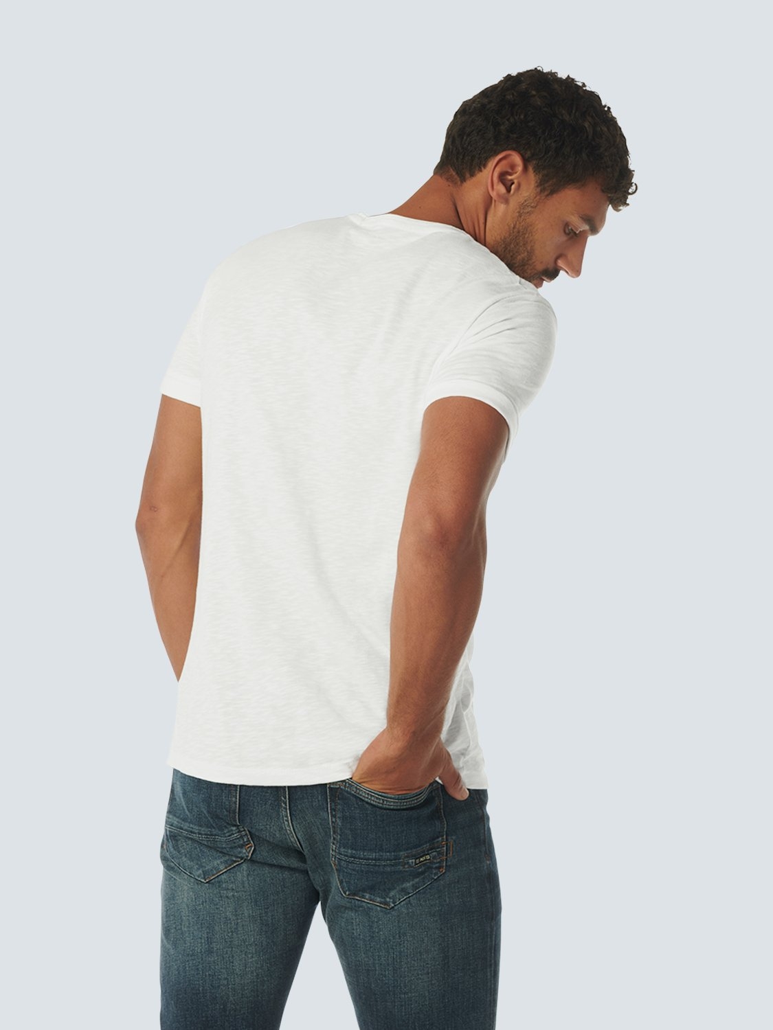 T-SHIRT CREWNECK SLUB WHITE 2