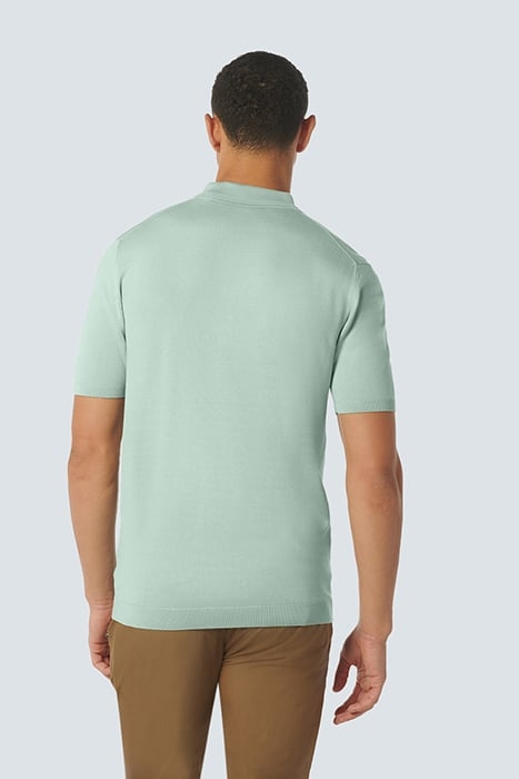 PULLOVER SHORT SLEEVE POLO BUTTON SOLID MINT 2