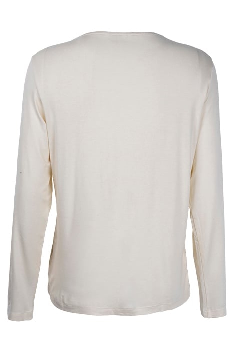 T-SHIRT LONG SLEEVES 21102055 ALMOND WHITE 2