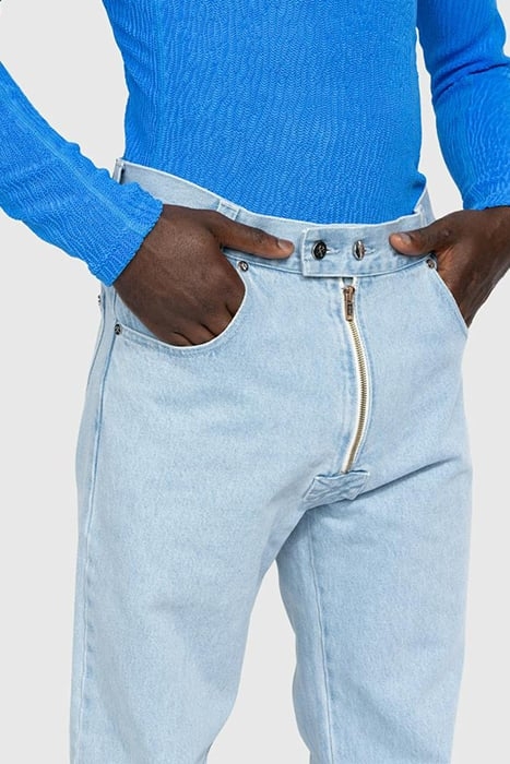 GMBH – DARVEESH DENIM TROUSERS LIGHT INDIGO BLUE 3