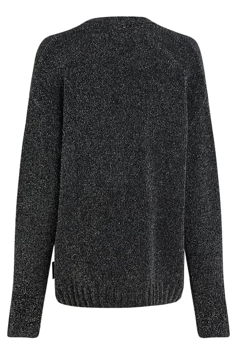 SPARKLE YARN CARDIGAN CHARCOAL 2