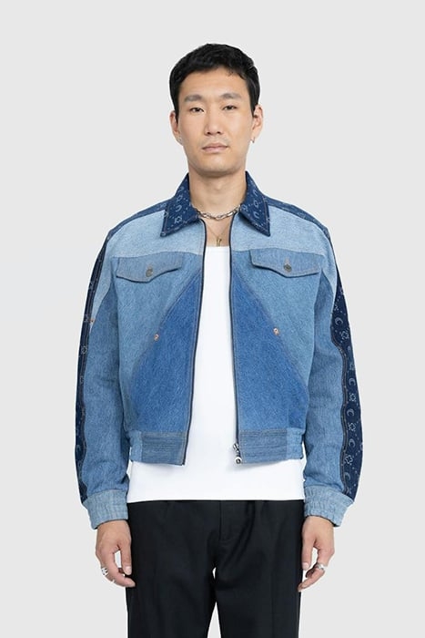 MARINE SERRE – REGENERATED DENIM MOONOGRAM WORKING JACKET ME 1