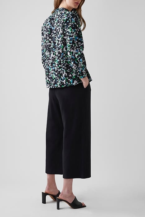 SUMMER MEADOW LS TIE NCK BLOUS GREEN 3