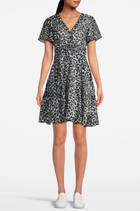 FELICIA FLARE DRESS LEO GOLDEN TOUCH 1