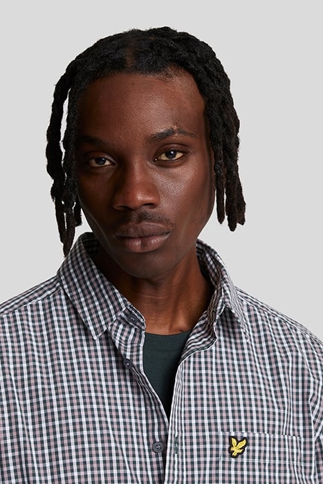 CHECKED GINGHAM SHIRT ARGYLE TEAL/ MOUNTAIN THISTLE 5