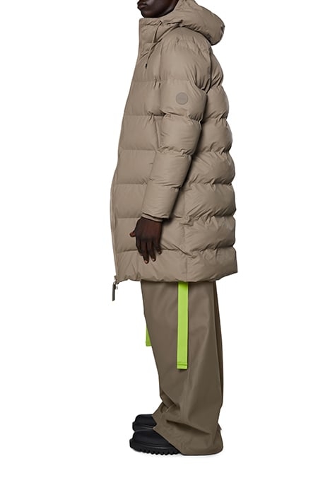 UNISEX LONG PUFFER JACKET TAUPE 7