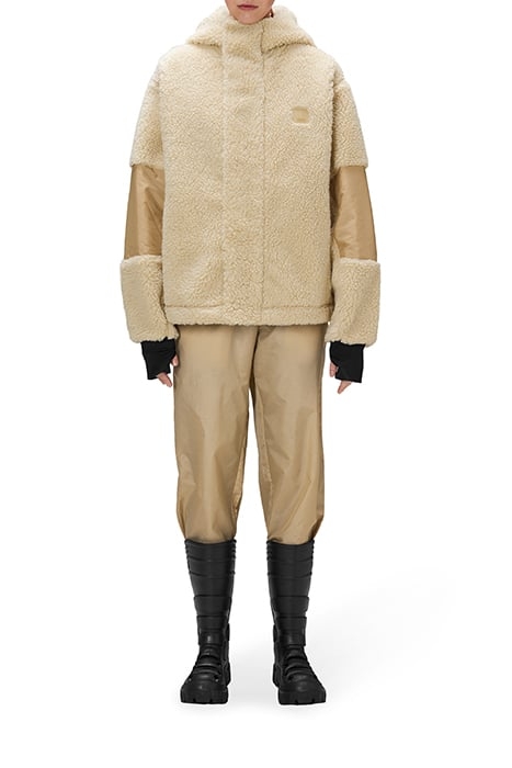 UNISEX KOFU FLEECE HOODIE T1 SAND 1