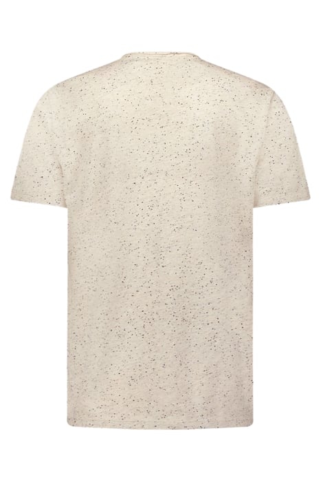 T-SHIRT CREWNECK MELANGE CREAM 5