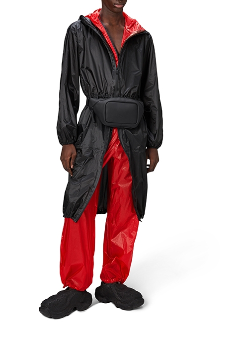 UNISEX NORTON LONGER RAIN JACKET W3 BLACK 6