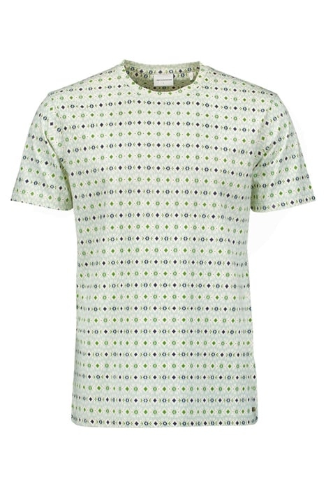 T-SHIRT CREWNECK ALLOVER PRINTED MINT 1