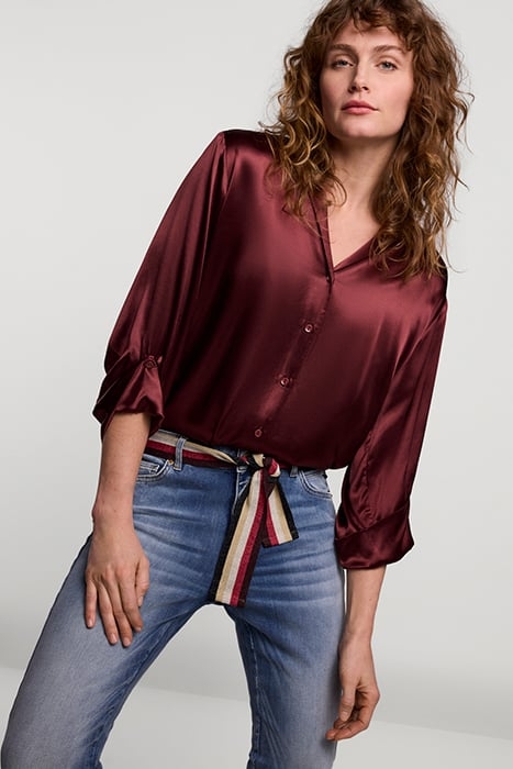 KNITTED MULTICOLOUR BELT LATTE 2