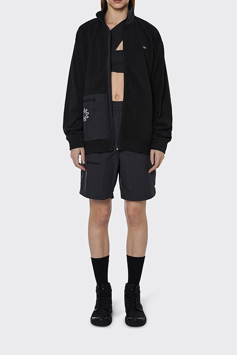 UNISEX FLEECE JACKET BLACK 1