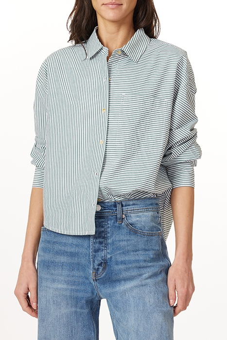 CROPPED BOYFRIEND SHIRT DARK FOREST 3