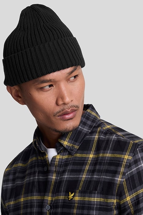 CHECK FLANNEL SHIRT JET BLACK 5