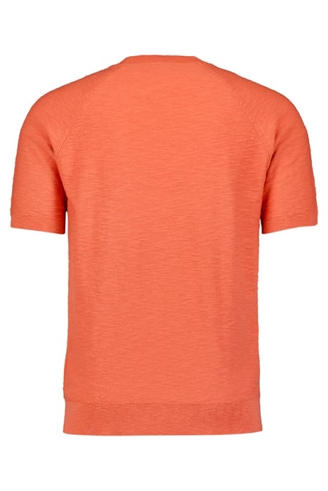 PULLOVER SHORT SLEEVE CREWNECK SOLID SLUB MELON 2