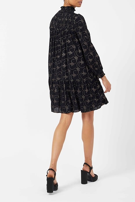 STELLAR FOIL LS HNCK DRESS BLACK 2