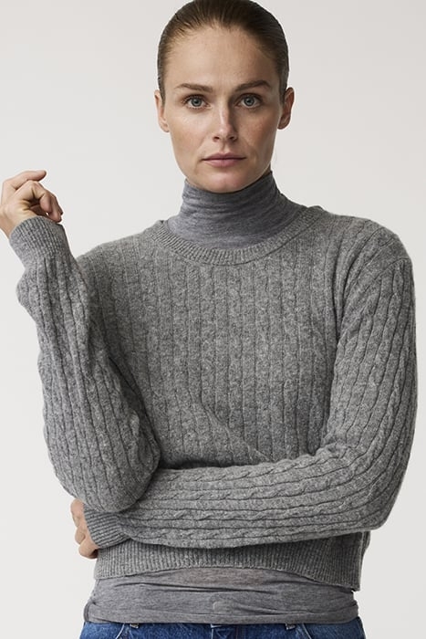 LEMON SWEATER GREY MELANGE 1