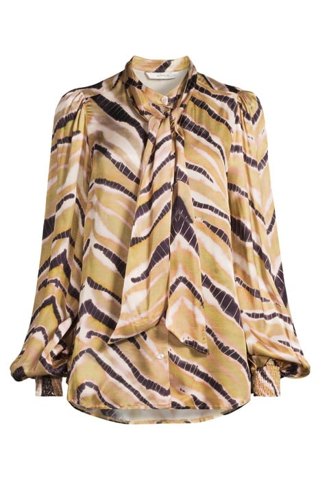 BLOUSE ZIGZAG GREEN LENTIL 3