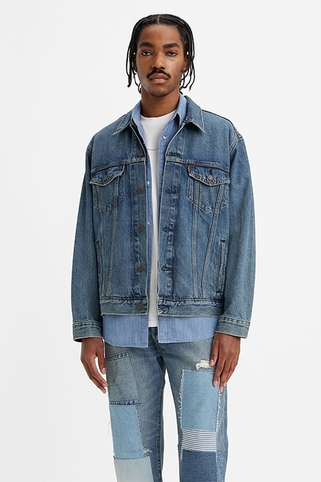 RELAXED JEANS DENIM JACKET BLUE 1