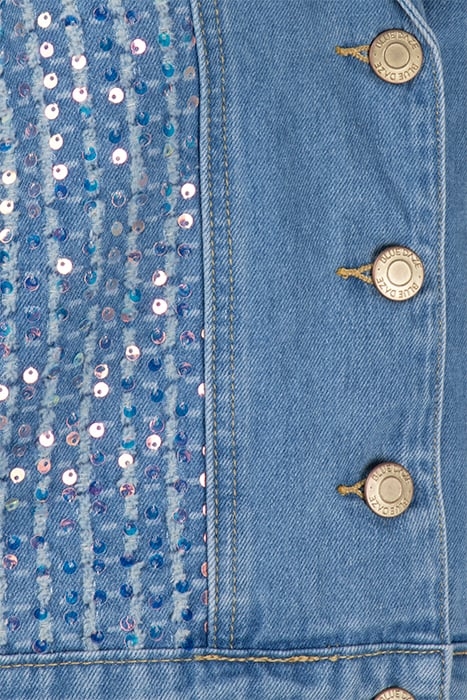 DENIM GILET LIGHT COTTON SHINE DENIM 3