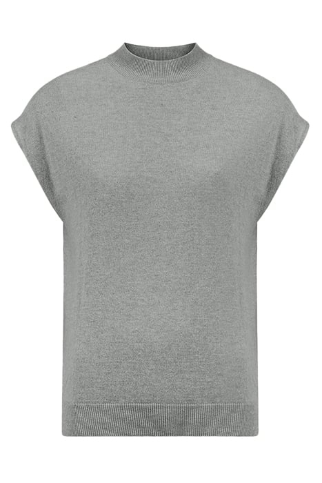 ANISE S/LESS TOP GREY MELANGE 1
