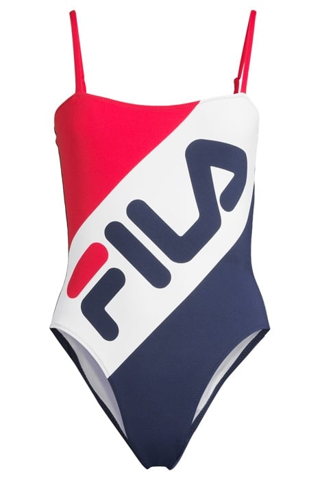 MEI SWIM SUIT TRUE RED-BLACK IRIS-BRIGHT WHITE 3