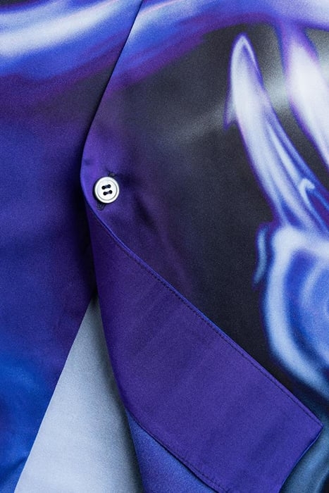 GERRIT JACOB – SATIN PRINTED SHIRT LILAC 4