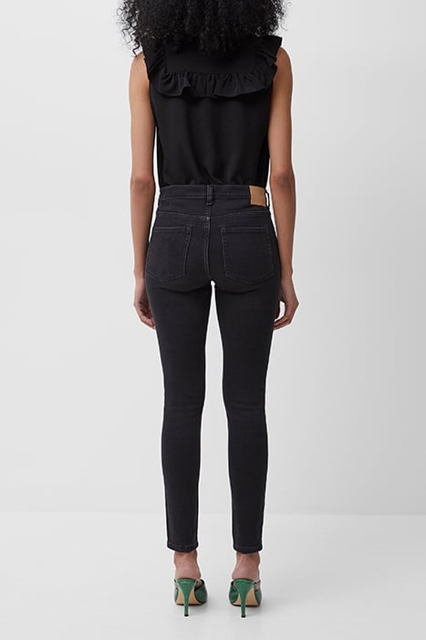 SLIM FIT DENIM JEANS BLACK 2