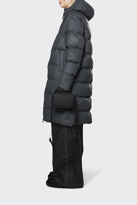 UNISEX LONG PUFFER JACKET SLATE 6