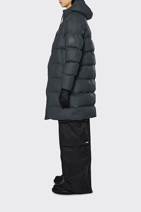 UNISEX LONG PUFFER JACKET SLATE 7
